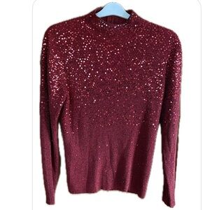Holidays Red Sequin Women's top